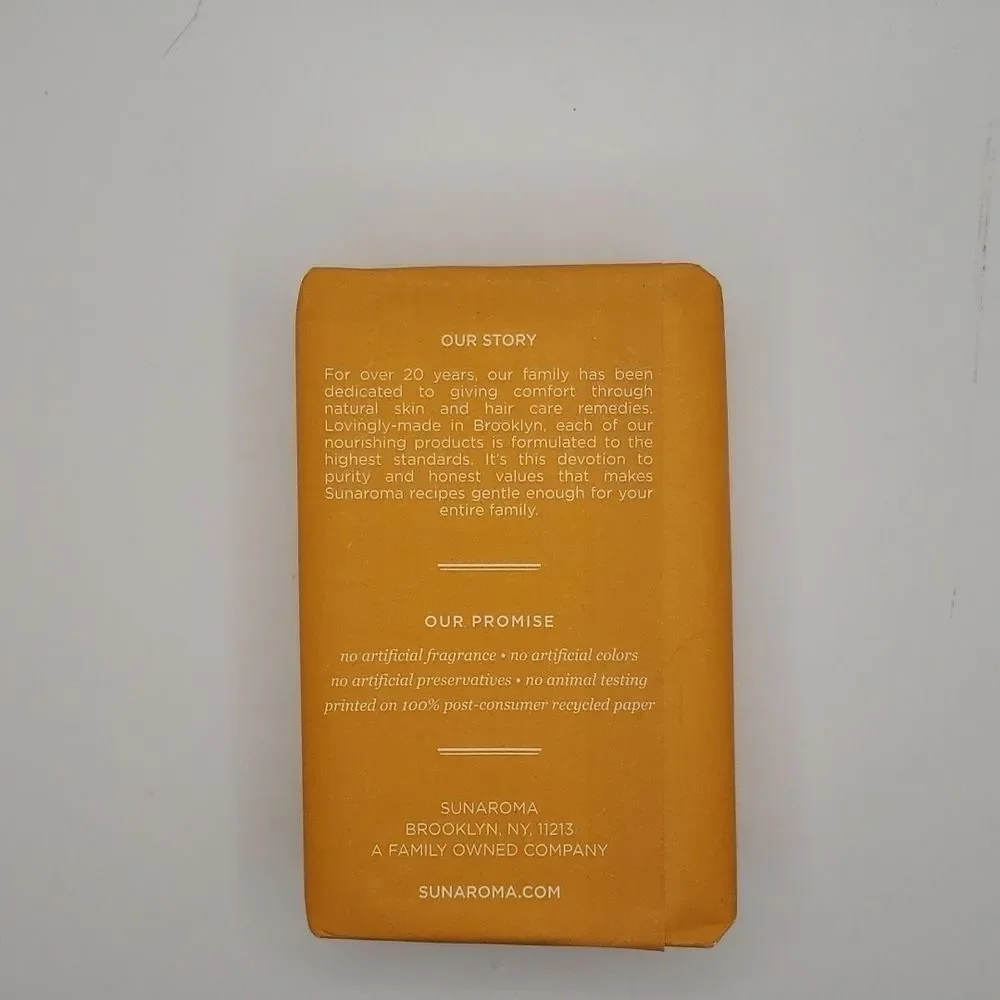 Sunaroma shea butter frankincense vanilla bar soap